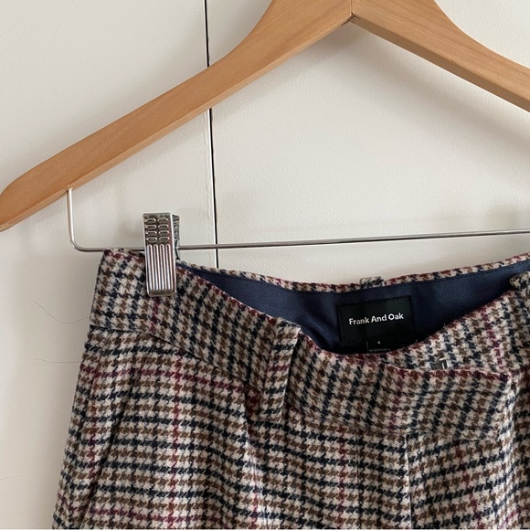 Frank and Oak houndstooth pants plaid - Picture 2 of 6